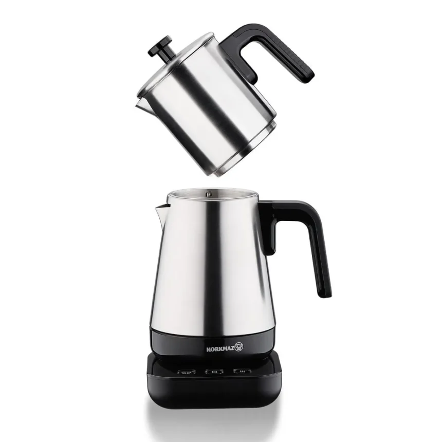 Korkmaz Moderna Electric Teapot GreySatin 1.3 lt A850-01_2